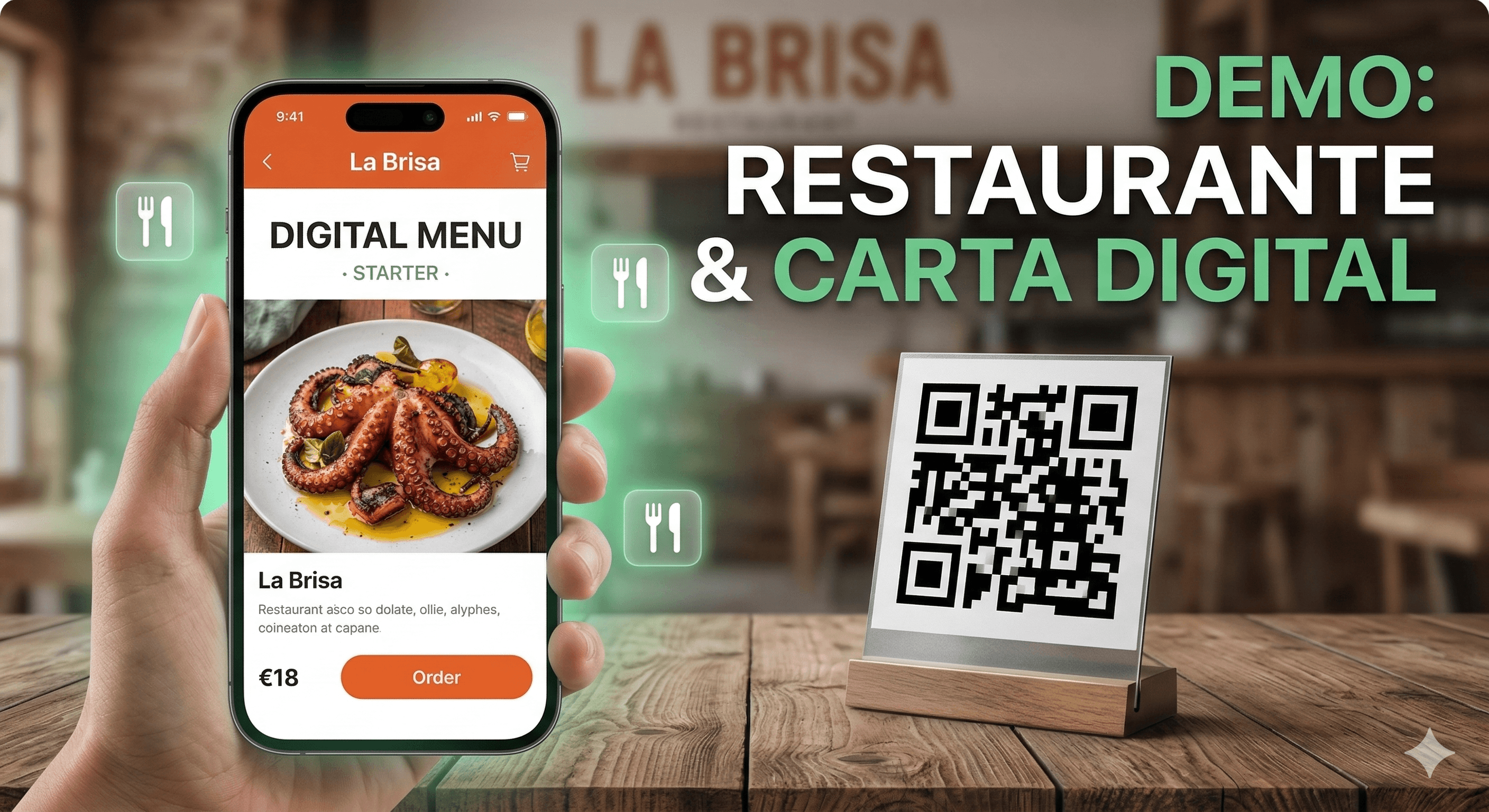 Vista previa de Restaurante & Carta Digital